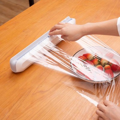 Plastic Wrap Cutter Food Freshness Wraptastic Dispenser Preservative Film Cutter